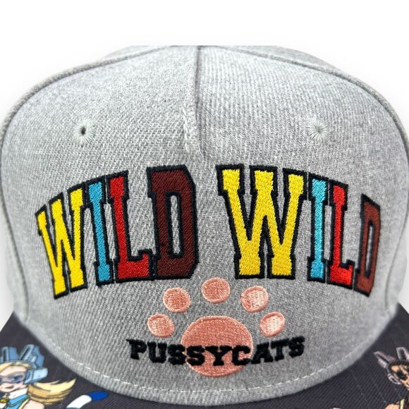 My Hero Academia Wild Wild Pussycats ADULT Snapback Hat Cap Flat Bill Anime NWT - Picture 11 of 14